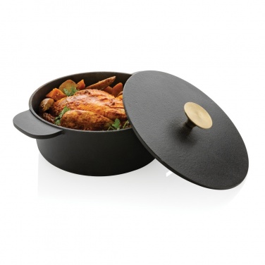 Logo trade promotional giveaways image of: Ukiyo cast iron pan medium