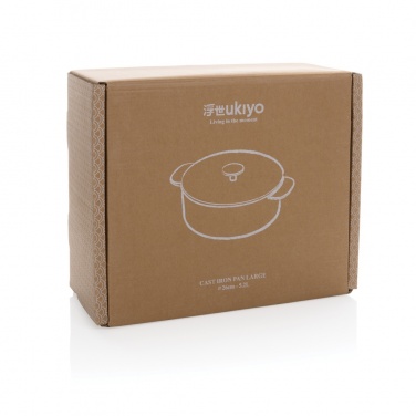 Logo trade promotional giveaway photo of: Ukiyo cast iron pan large