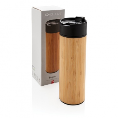 Logotrade promotional gifts photo of: Bogota vacuum bamboo coffee mug
