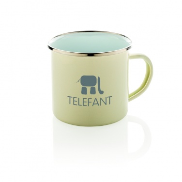 Logo trade promotional items picture of: Vintage enamel mug