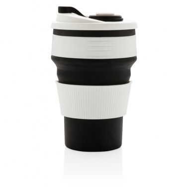 Logo trade promotional gifts image of: Foldable silicone cup