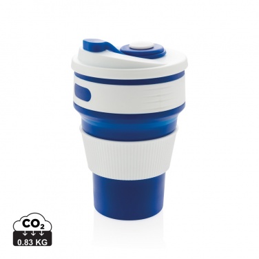 Logo trade corporate gift photo of: Foldable silicone cup