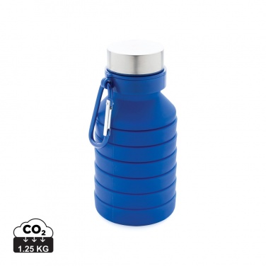Logotrade promotional item image of: Leakproof collapsible silicone bottle with lid