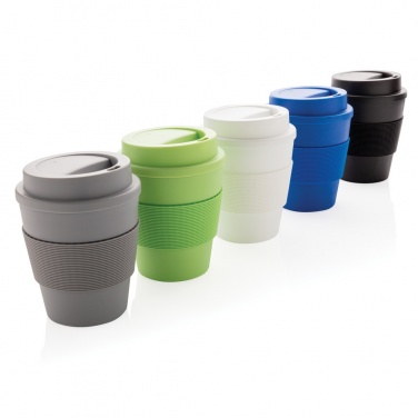 Logo trade promotional items image of: Reusable Coffee cup with screw lid 350ml