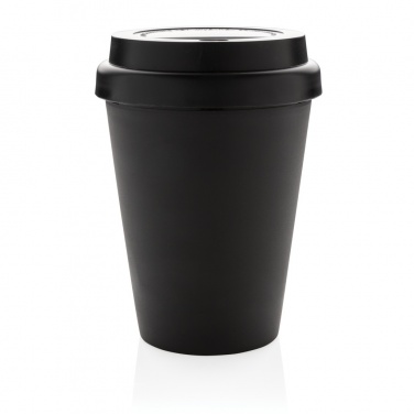 Logo trade promotional merchandise picture of: Reusable double wall coffee cup 300ml
