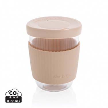 Logo trade business gift photo of: Ukiyo borosilicate glass with silicone lid and sleeve