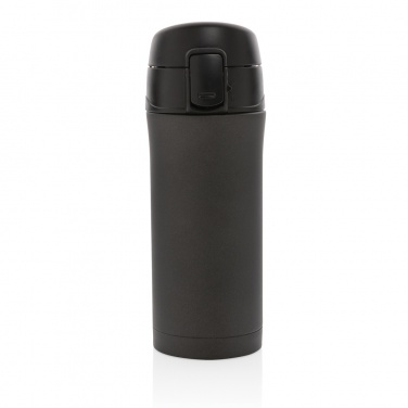 Logo trade corporate gifts image of: Metallic easy lock vacuum mug