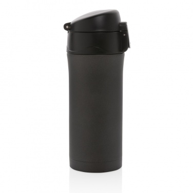 Logo trade promotional giveaway photo of: Metallic easy lock vacuum mug