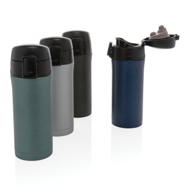 Logo trade corporate gift photo of: Metallic easy lock vacuum mug