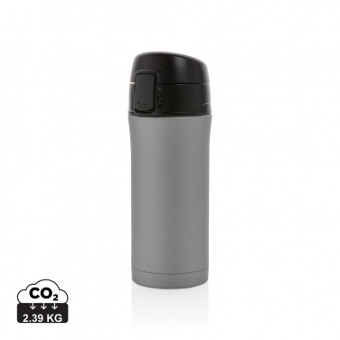 Logo trade promotional items picture of: Metallic easy lock vacuum mug