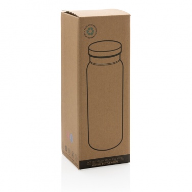 Logotrade promotional merchandise photo of: RCS Recycled stainless steel vacuum bottle 600ML