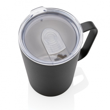 Logo trade promotional giveaway photo of: RCS Recycled stainless steel modern vacuum mug with lid