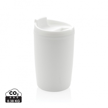 Logo trade promotional gift photo of: GRS Recycled PP tumbler with flip lid
