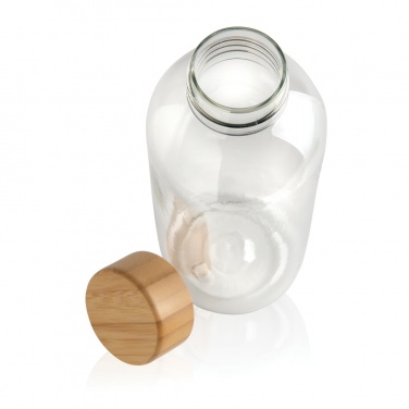 Logo trade promotional giveaways image of: RCS RPET bottle with bamboo lid
