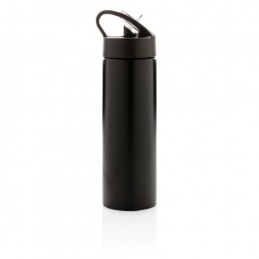 Logo trade advertising products image of: Sport bottle with straw
