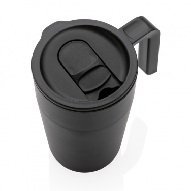 Logo trade promotional gifts image of: GRS Recycled PP and SS mug with handle