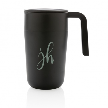 Logotrade advertising product picture of: GRS Recycled PP and SS mug with handle