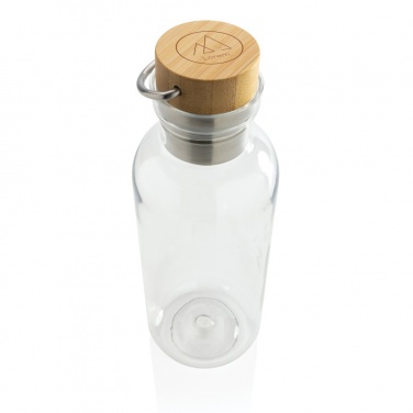 Logo trade promotional merchandise image of: RCS RPET bottle with bamboo lid and handle