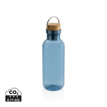 Logo trade corporate gifts picture of: RCS RPET bottle with bamboo lid and handle