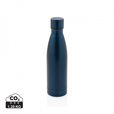 Logo trade promotional gifts image of: RCS Recycled stainless steel solid vacuum bottle