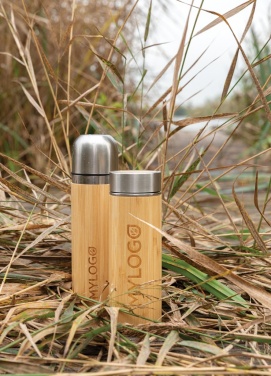Logotrade promotional items photo of: Bamboo vacuum travel flask