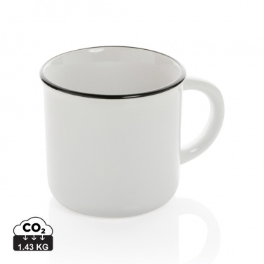 Logo trade business gifts image of: Vintage ceramic mug 280ml