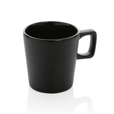 Logotrade promotional item picture of: Ceramic modern coffee mug 300ml