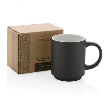 Logo trade advertising products picture of: Ceramic stackable mug 180ml
