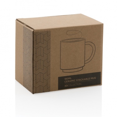 Logotrade business gift image of: Ceramic stackable mug 180ml