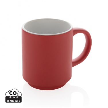 Logo trade promotional item photo of: Ceramic stackable mug 180ml