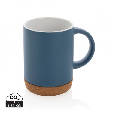 Logotrade promotional items photo of: Ceramic mug with cork base 280ml