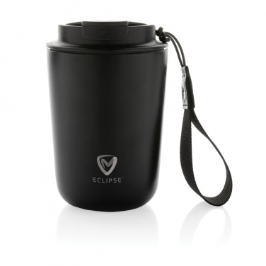 Logotrade promotional product image of: Cuppa RCS re-steel vacuum tumbler with lanyard
