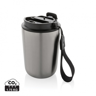 Logo trade business gift photo of: Cuppa RCS re-steel vacuum tumbler with lanyard