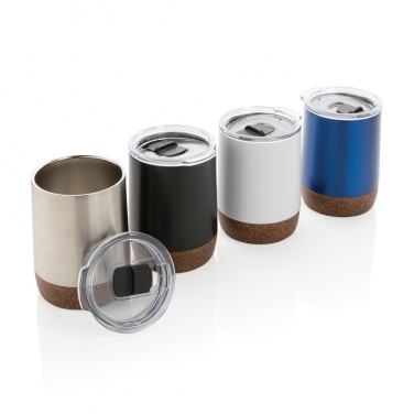 Logo trade corporate gifts picture of: RCS Re-steel cork small vacuum coffee mug