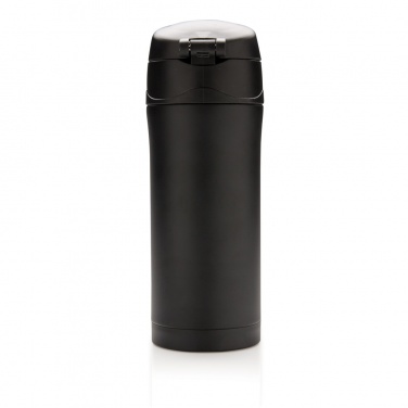 Logo trade promotional gifts image of: RCS Recycled stainless steel easy lock vacuum mug