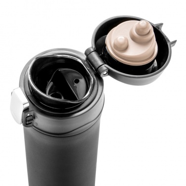 Logo trade promotional items image of: RCS Recycled stainless steel easy lock vacuum mug