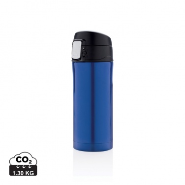 Logotrade corporate gift image of: RCS Recycled stainless steel easy lock vacuum mug