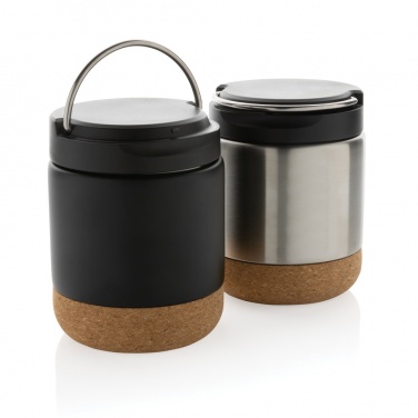 Logo trade corporate gifts image of: Savory RCS certified recycled stainless steel foodflask
