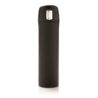 Logo trade corporate gifts image of: RCS Re-steel easy lock vacuum flask