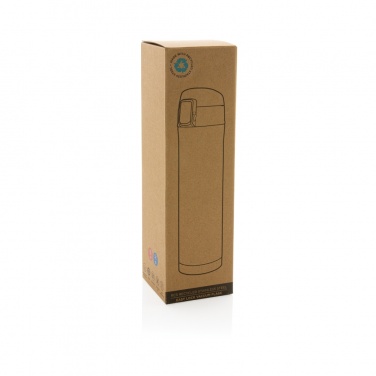 Logo trade promotional giveaways picture of: RCS Re-steel easy lock vacuum flask