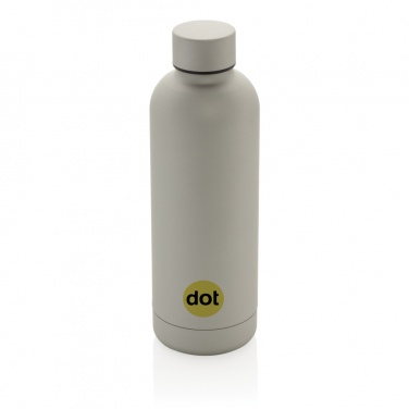 Logo trade promotional merchandise picture of: RCS Recycled stainless steel Impact vacuum bottle
