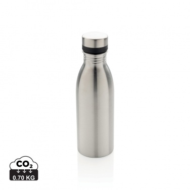 Logo trade promotional items image of: RCS Recycled stainless steel deluxe water bottle