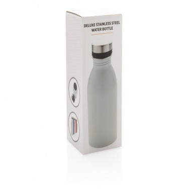 Logo trade promotional merchandise photo of: Deluxe stainless steel water bottle