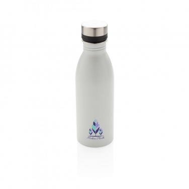 Logo trade promotional item photo of: Deluxe stainless steel water bottle