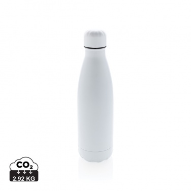 Logo trade promotional items picture of: Solid colour vacuum stainless steel bottle 500 ml