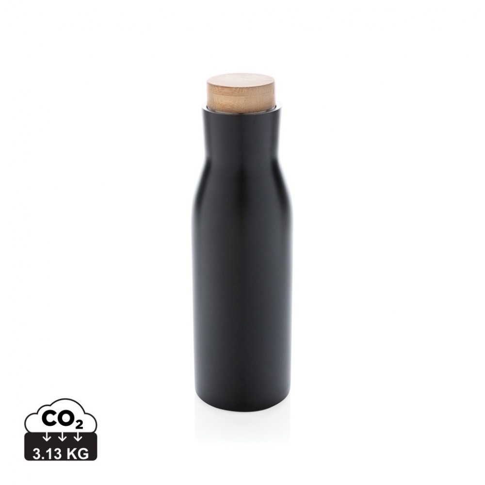 Logo trade corporate gifts image of: Clima leakproof vacuum bottle with steel lid