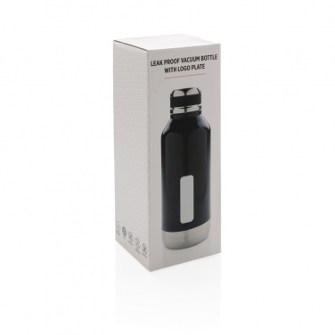 Logo trade advertising product photo of: Leak proof vacuum bottle with logo plate