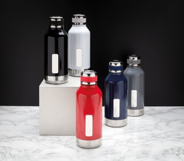 Logotrade advertising product picture of: Leak proof vacuum bottle with logo plate