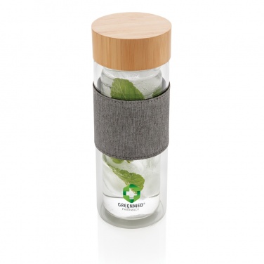 Logotrade promotional merchandise image of: Impact double wall borosilicate glass bottle