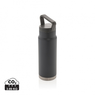 Logo trade promotional gifts image of: Leakproof vacuum on-the-go bottle with handle